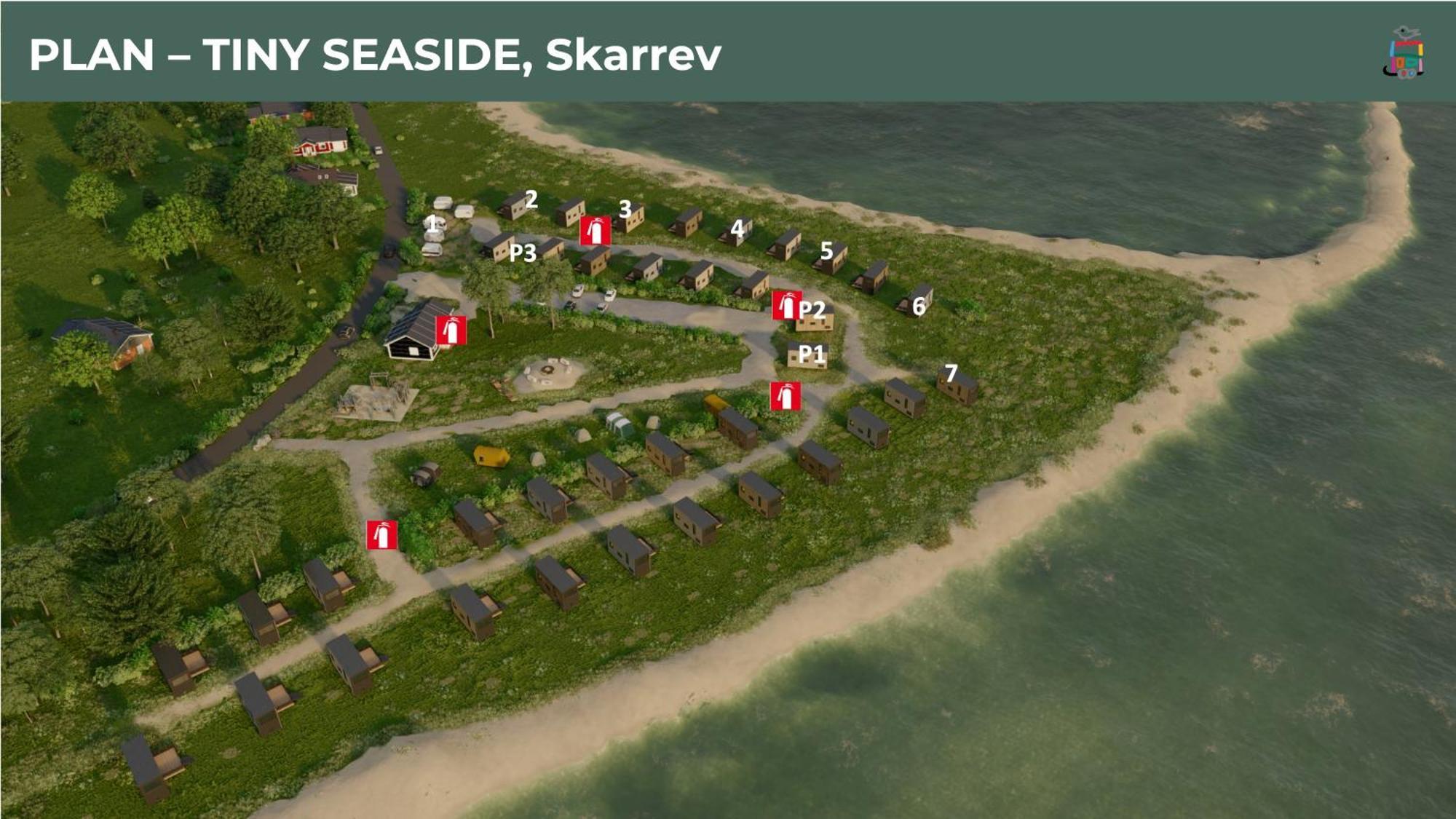 Tiny Seaside - Skarrev Hotel เออเบินโค ภายนอก รูปภาพ